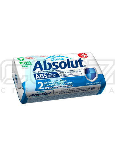 Мыло антибактериальное Абсолют ультразащита 90 гр