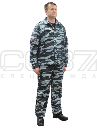 Костюм-рабочий-охранника-Рубикон-цв.кмф-серый-тк.грета-1