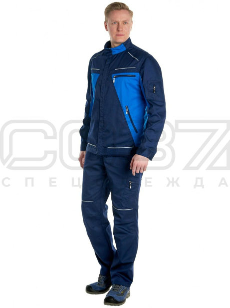куртка синий-1